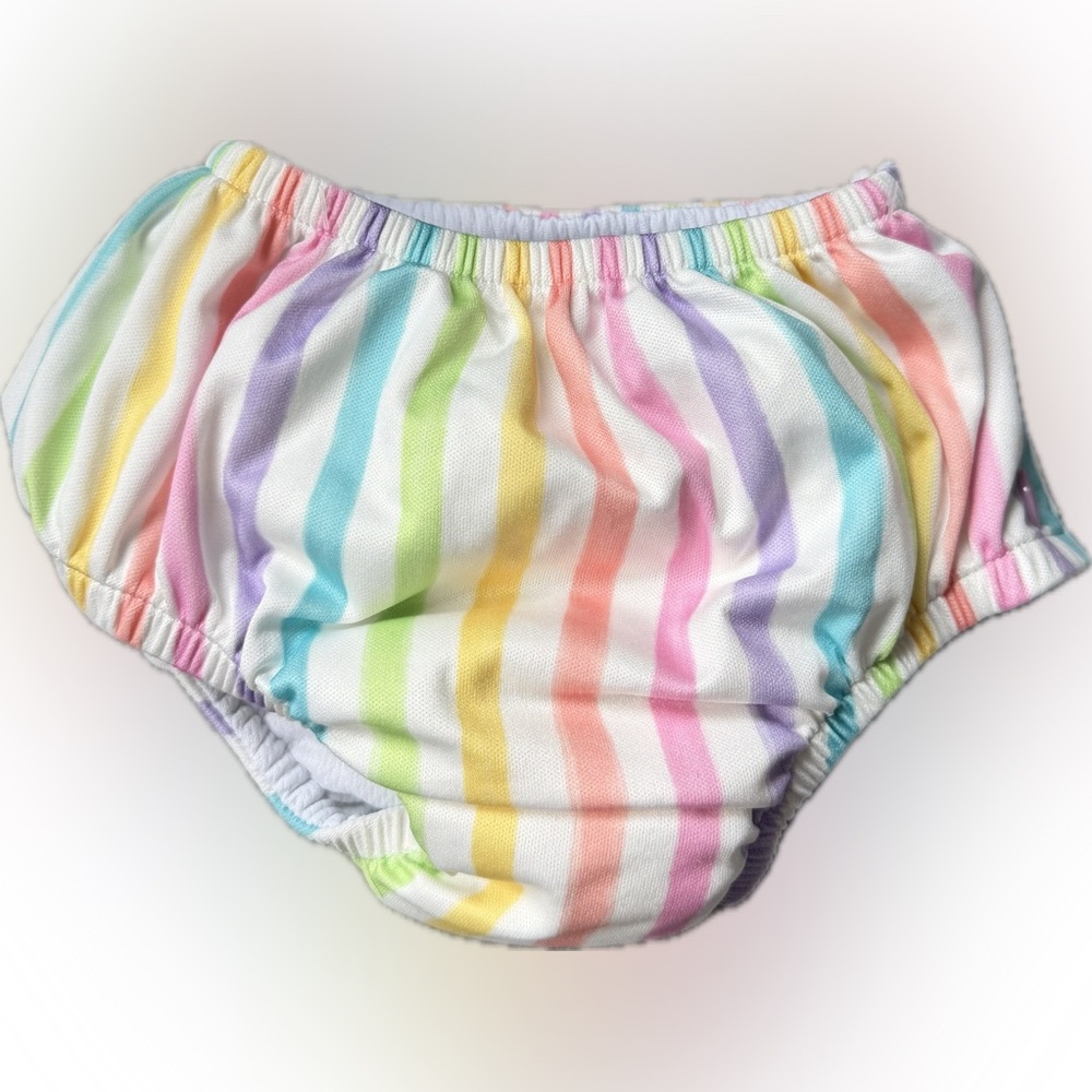 NWOT green sprouts rainbow cloth swim diaper